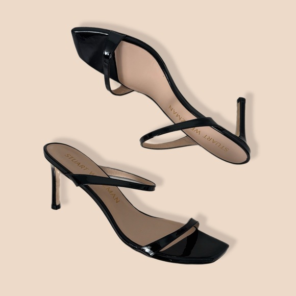 Stuart Weitzman Aleena Patent Leather Mules - Picture 2 of 6